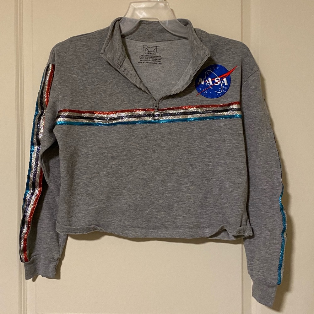 Nasa Crop Sweater